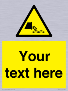 Custom Warning sewage effluent outfall